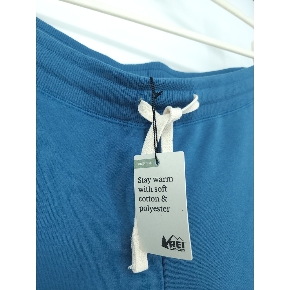 REI Co-op Pants Mens 2XL Blue Fleece Joggers Sweatpants Casual Lounge PullOn NWT - Picture 6 of 8